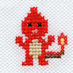 "The Charmeleon embroidery from the Pokémon Shirts clothing line."