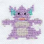 "The Nidoking embroidery from the Pokémon Shirts clothing line."