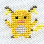 "The Raichu embroidery from the Pokémon Shirts clothing line."