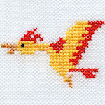 "The Moltres embroidery from the Pokémon Shirts clothing line."