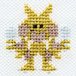 "The Alakazam embroidery from the Pokémon Shirts clothing line."