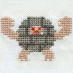 "The Golem embroidery from the Pokémon Shirts clothing line."