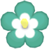 SM Flower Barrette Green f.png