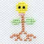 "The Bellsprout embroidery from the Pokémon Shirts clothing line."