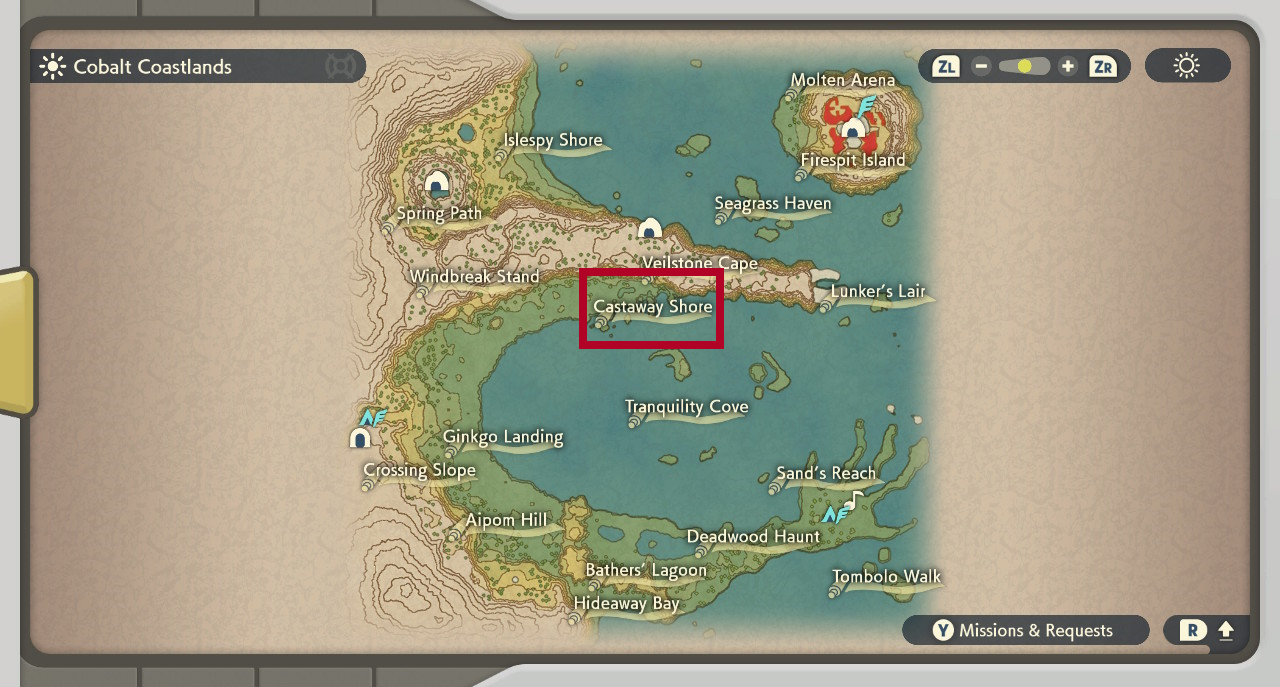 Hisui Castaway Shore Map.png