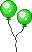 Green Balloons