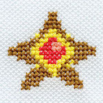 "The Staryu embroidery from the Pokémon Shirts clothing line."