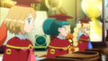 Serena in an Academic dress