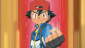 Ash wearing his fourth hat backwards