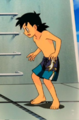 Ash's blue trunks in Pokémon Ranger and the Temple of the Sea