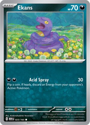 Ekans23PokémonCard151.jpg