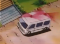 An ambulance for stealing Pokémon in The Chikorita Rescue