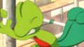 Treecko's miscolored lower jaw