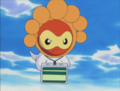 A Sunny Form Castform in the anime