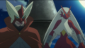 Blaziken's miscolored hands