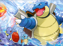 Blastoise Evolutionary Lineage Art.png