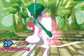 Gallade using Psycho Cut