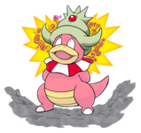 Slowking being bitten.png