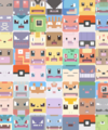 League Card background from Pokémon Quest