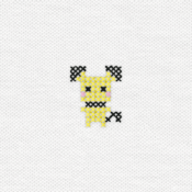 "The Pichu embroidery from the Pokémon Shirts clothing line."