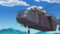 One of Team Rocket's helicopters in Pokémon the Series: Black & White