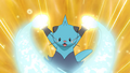 A Dewott using its scalchops in the anime