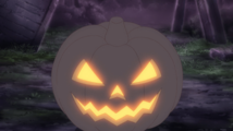 Gourgeist appearing as a jack-o'-lantern