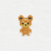 "The Teddiursa embroidery from the Pokémon Shirts clothing line."