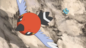 Ash Froakie battling Fletchling.png