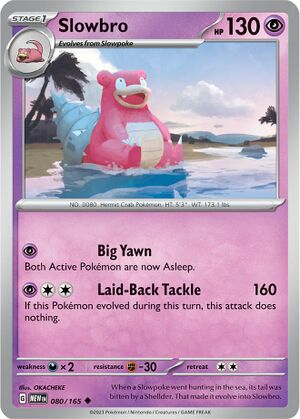 Slowbro80PokémonCard151.jpg