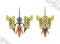 Artwork of Tapu Koko with its shell closed