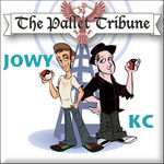 The final episode's artwork shows the old drawings of Jowy and KC with their names next to them. Unlike the episode artwork of the last twenty episodes, the background color is white like the podcast art, rather than beige.