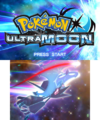 English Ultra Moon title screen