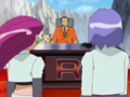 Giovanni's office at the HQ in Pokémon the Series: Ruby and Sapphire