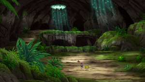 Verdant Cavern anime.png