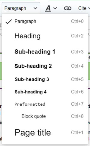 VisualEditor Toolbar Headings.png