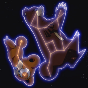 Teddiursa Ursaring constellations Wishmaker.png