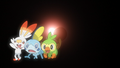 The Galar region starter Pokémon in the anime