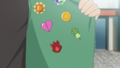 Blue's badges in Pokémon Origins