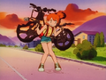 Misty's destroyed bicycle