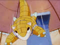 Sandshrew's miscolored eyes