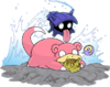 Slowpoke using a King's Rock from the Daisuki Club[39]