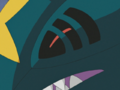 Sharpedo's miscolored mouth