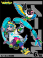 Normal-type Hatsune Miku with Chatot for Project VOLTAGE[46]