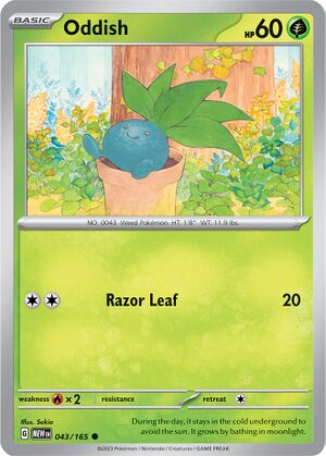 Oddish43PokémonCard151.jpg