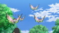 Fancy Pattern Vivillon in the anime