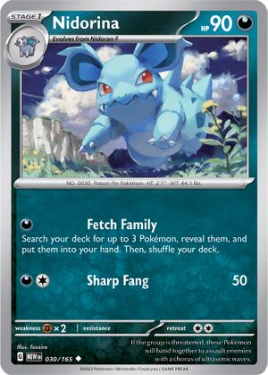 Nidorina30PokémonCard151.jpg