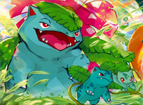 Venusaur Evolutionary Lineage Art.png