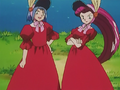 James as an auxiliary lady from the Pokémon Battlers Association