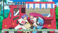 Second variant: Team Rocket in front of their food truck